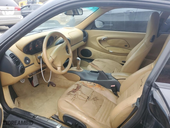 1999 Porsche 911 Carrera with VIN WP0AA2990XS623681, listed as a Copart auction lot 49123345 with NaN miles and Salvage Title. Bid and sale history available at carsss.com. Image 7.