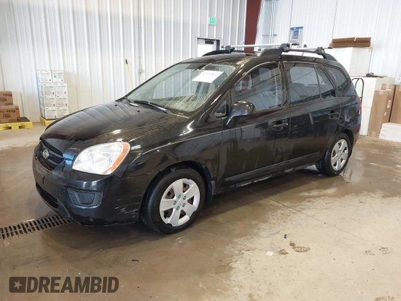 2009 Kia Rondo LX with VIN KNAFG528297278647, listed as a IAAI auction lot 42139810 with 161,314 mi miles. Bid and sale history available at carsss.com. Image 2.