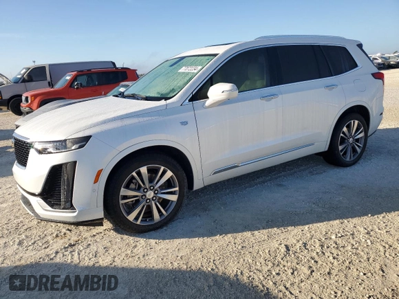 2020 Cadillac XT6 FWD Premium Luxury with VIN 1GYKPCRS9LZ105835, listed as a Copart auction lot 77072234 with 0 mi miles and Non Repairable. Bid and sale history available at carsss.com. Image 1.