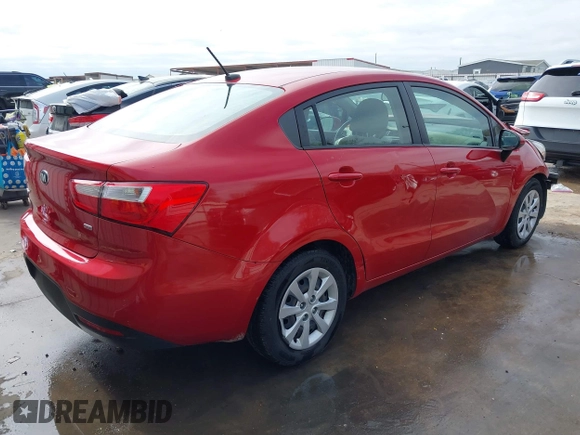 2013 Kia Rio LX with VIN KNADM4A31D6310504, listed as a IAAI auction lot 41579952 with 55,757 mi miles and . Bid and sale history available at DreamBid. Image 4.