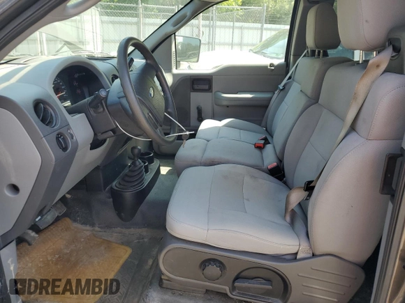 2005 Ford F-150 STX with VIN 1FTRX14W75FA83793, listed as a Copart auction lot 59310055 with 102,253 mi miles and Salvage title. Bid and sale history available at DreamBid. Image 7.