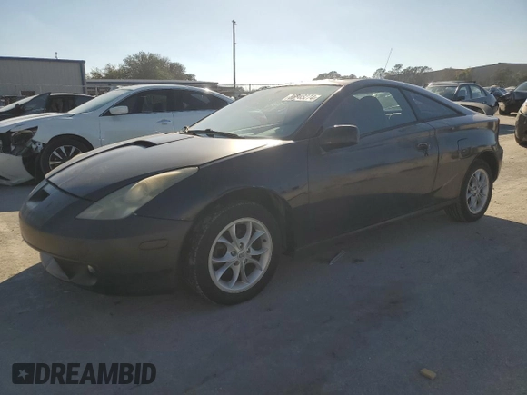 2000 Toyota Celica GT with VIN JTDDR32T5Y0018974, listed as a Copart auction lot 85803274 with 167,020 mi miles and Non Repairable. Bid and sale history available at carsss.com. Image 1.