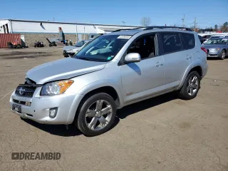 2012 Toyota RAV4 Sport with VIN JTMRF4DV7C5052011, listed as a Copart auction lot 53285265 with 166,662 mi miles and Salvage Title. Bid and sale history available at carsss.com. Image 1.