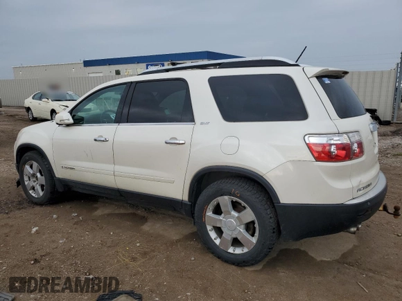 2008 GMC Acadia SLT2 с VIN 1GKEV33738J288107, выставлен на аукционе Copart как лот 58718925 с пробегом 203 684 миль миль и Списание • Salvage title. История ставок и продаж доступна на DreamBid. Изображение 2.