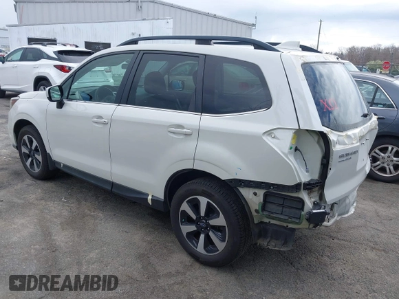 2017 Subaru Forester Limited with VIN JF2SJAJC9HH595109, listed as a IAAI auction lot 41790356 with 129,966 mi miles. Bid and sale history available at carsss.com. Image 3.