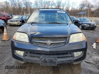 2001 Acura MDX with VIN 2HNYD18271H524448, listed as a Copart auction lot 84850514 with 0 mi miles and Salvage Title. Bid and sale history available at carsss.com. Image 5.