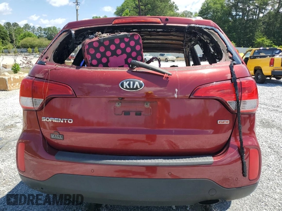 2014 Kia Sorento LX z VIN 5XYKT4A61EG454382, wystawiony jako Copart lot #57873995 z przebiegiem Nie podano mil oraz Nie do naprawy • Non repairable. Historia ofert i sprzedaży dostępna na DreamBid. Obrazek 6.
