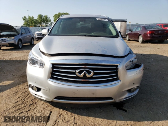 2013 Infiniti JX35 with VIN 5N1AL0MM0DC312554, listed as a Copart auction lot 72746054 with 256,514 mi miles and Salvage Title. Bid and sale history available at carsss.com. Image 5.