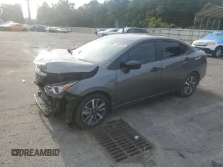 2024 Nissan Versa S with VIN 3N1CN8DV8RL917483, listed as a Copart auction lot 57068495 with 8,869 mi miles and Salvage title. Bid and sale history available at DreamBid. Image 1.
