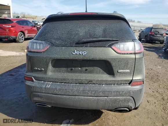 2021 Jeep Cherokee Latitude Lux with VIN 1C4PJMMX4MD100840, listed as a Copart auction lot 46499515 with 69,085 mi miles and Salvage Title. Bid and sale history available at carsss.com. Image 6.