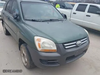 2007 Kia Sportage LX with VIN KNDJE723577396322, listed as a IAAI auction lot 41719798 with 162,947 mi miles. Bid and sale history available at carsss.com. Image 1.