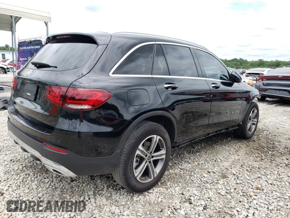 2022 Mercedes-Benz GLC 300 with VIN W1N0G8DB7NG119841, listed as a Copart auction lot 59326695 with 20,471 mi miles and Salvage title. Bid and sale history available at DreamBid. Image 3.