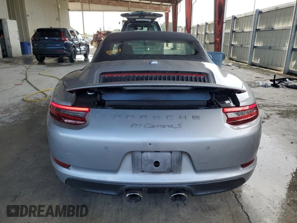 2017 Porsche 911 Carrera S with VIN WP0CB2A91HS155902, listed as a Copart auction lot 66079094 with 133,153 mi miles and Salvage Title. Bid and sale history available at carsss.com. Image 6.