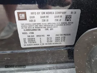 2021 Buick Encore GX Select с VIN KL4MMESL8MB047386, выставлен на аукционе IAAI как лот 42494761 с пробегом 20 823 миль миль и . История ставок и продаж доступна на DreamBid. Изображение 9.