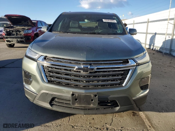 2023 Chevrolet Traverse LT Leather with VIN 1GNEVHKW8PJ190861, listed as a Copart auction lot 49585885 with 53,488 mi miles and Salvage Title. Bid and sale history available at carsss.com. Image 5.