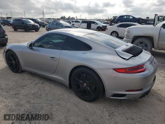 2018 Porsche 911 Carrera z VIN WP0AA2A93JS105437, wystawiony jako Copart lot #78437934 z przebiegiem Nie podano mil oraz Szkoda całkowita • Salvage title. Historia ofert i sprzedaży dostępna na DreamBid. Obrazek 2.