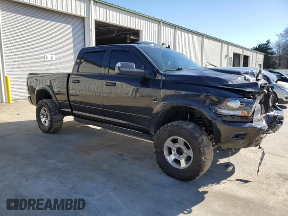 2017 Ram 2500 Laramie with VIN 3C6UR5FL8HG756714, listed as a Copart auction lot 46396825 with 127,096 mi miles and Salvage Title. Bid and sale history available at carsss.com. Image 4.