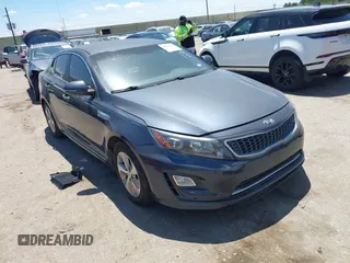 2015 Kia Optima with VIN KNAGM4AD7F5089411, listed as a IAAI auction lot 42834446 with 152,574 mi miles and . Bid and sale history available at DreamBid. Image 1.
