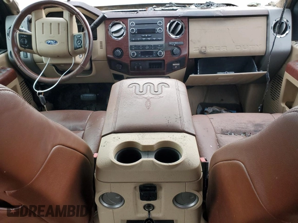 2011 Ford F-250 XL with VIN 1FT7W2B64BEC90405, listed as a Copart auction lot 80890704 with Not provided miles and Salvage title. Bid and sale history available at DreamBid. Image 8.