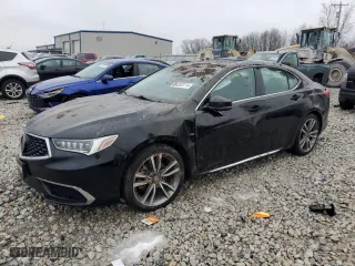 2019 Acura TLX w/Technology Pkg with VIN 19UUB2F45KA003086, listed as a Copart auction lot 86333114 with 76,112 mi miles and Clean Title. Bid and sale history available at carsss.com. Image 1.