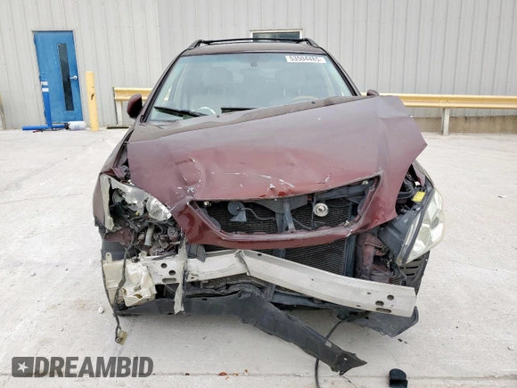 2008 Lexus RX 350 with VIN JTJGK31U080013772, listed as a Copart auction lot 53504485 with 191,417 mi miles and Salvage Title. Bid and sale history available at DreamBid. Image 5.