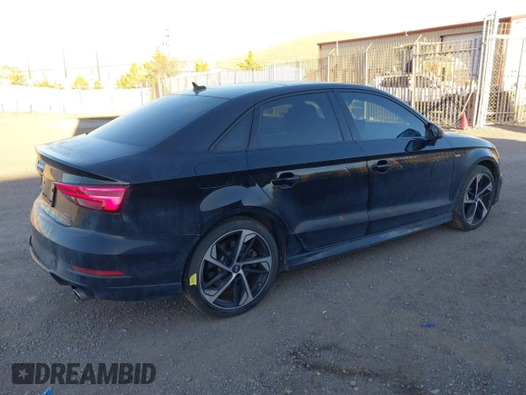 2020 Audi A3 Sedan S line Premium with VIN WAUBEGFF9LA101774, listed as a IAAI auction lot 41443419 with 28,365 mi miles. Bid and sale history available at carsss.com. Image 4.