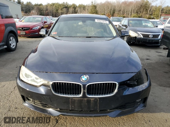 2015 BMW 3 Series 328i xDrive with VIN WBA3B5G50FNS14551, listed as a Copart auction lot 46627015 with 76,837 mi miles and Salvage Title. Bid and sale history available at carsss.com. Image 5.