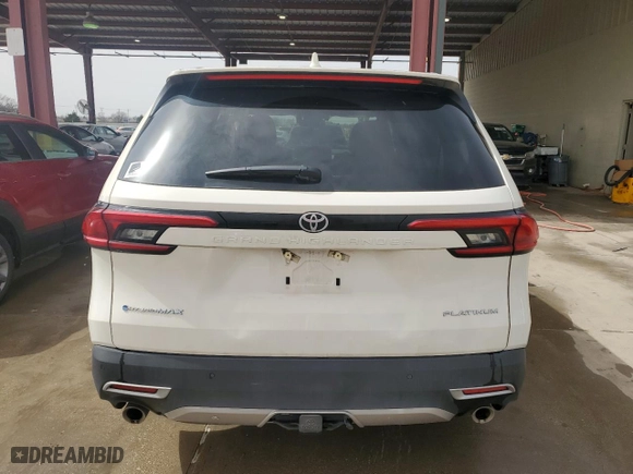 2024 Toyota Grand Highlander Hybrid MAX Limited with VIN 5TDADAB54RS003758, listed as a Copart auction lot 47580345 with 35,512 mi miles and Clean Title. Bid and sale history available at carsss.com. Image 6.