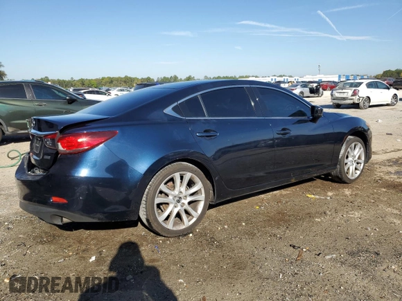 2017 Mazda Mazda6 Touring with VIN JM1GL1V53H1144051, listed as a Copart auction lot 49391565 with 119,184 mi miles and Salvage Title. Bid and sale history available at carsss.com. Image 3.