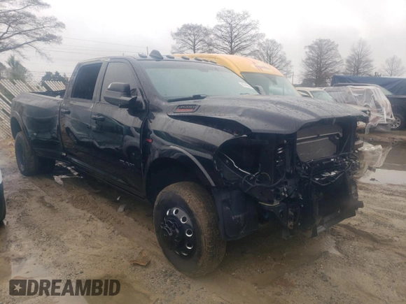 2021 Ram 3500 Laramie with VIN 3C63RRJL1MG528851, listed as a Copart auction lot 82145314 with 39,166 mi miles and Salvage Title. Bid and sale history available at carsss.com. Image 4.