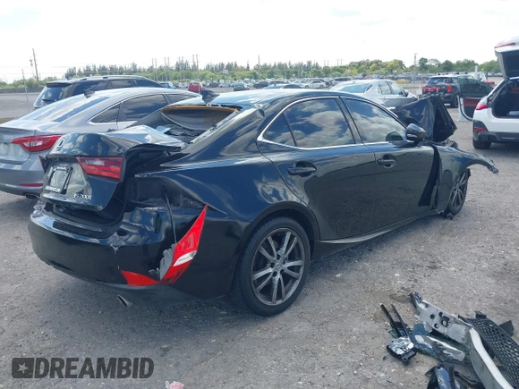 2016 Lexus IS 200t with VIN JTHBA1D22G5016073, listed as a IAAI auction lot 41905182 with Not Provided miles and . Bid and sale history available at DreamBid. Image 4.