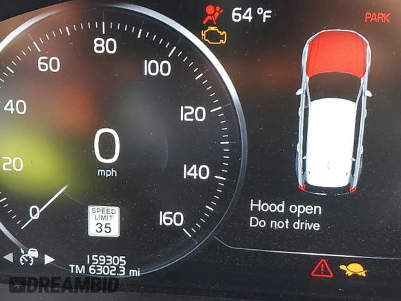 2019 Volvo XC90 Inscription with VIN YV4A22PL8K1425924, listed as a IAAI auction lot 42162668 with 159,305 mi miles. Bid and sale history available at carsss.com. Image 15.