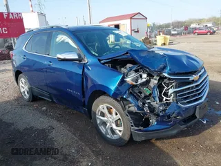 2019 Chevrolet Equinox Premier z VIN 2GNAXXEV8K6274206, wystawiony jako IAAI lot #42064723 z przebiegiem 122 737 mil mil oraz . Historia ofert i sprzedaży dostępna na DreamBid. Obrazek 1.
