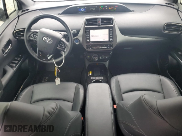 2021 Toyota Prius L Eco with VIN JTDKAMFU6M3127427, listed as a Copart auction lot 51843995 with 42,278 mi miles and Salvage Title. Bid and sale history available at carsss.com. Image 8.