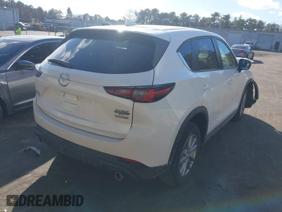 2022 Mazda CX-5 2.5 S Preferred Package with VIN JM3KFBCM4N0629177, listed as a IAAI auction lot 41572846 with 21,889 mi miles. Bid and sale history available at carsss.com. Image 4.