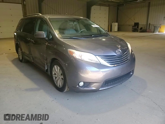 2011 Toyota Sienna XLE with VIN 5TDDK3DC7BS022224, listed as a Copart auction lot 53647105 with 168,291 mi miles and Salvage Title. Bid and sale history available at carsss.com. Image 12.