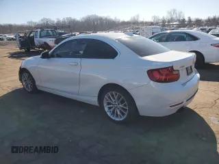 2016 BMW 2 Series 228i xDrive with VIN WBA1G9C53GV599689, listed as a Copart auction lot 46358445 with 104,429 mi miles and Salvage title. Bid and sale history available at DreamBid. Image 2.