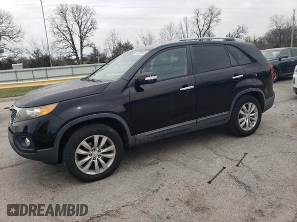 2011 Kia Sorento LX with VIN 5XYKT4A2XBG182097, listed as a Copart auction lot 49709605 with 193,989 mi miles and Salvage Title. Bid and sale history available at DreamBid. Image 1.