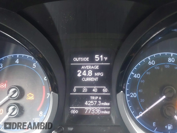 2014 Toyota Corolla L with VIN 5YFBURHE8EP173523, listed as a IAAI auction lot 41802729 with 77,336 mi miles and . Bid and sale history available at DreamBid. Image 16.