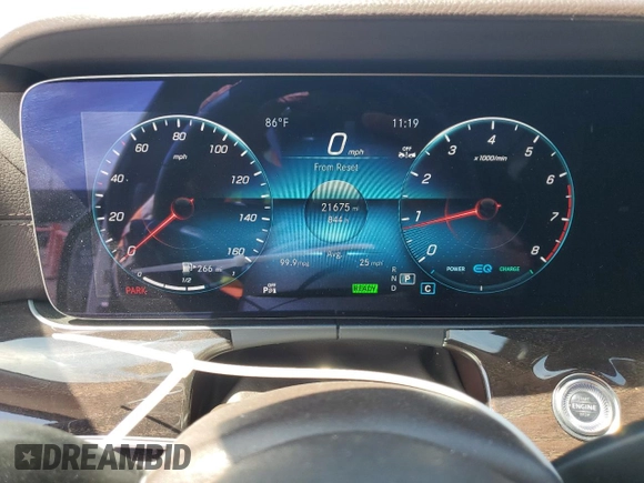 2021 Mercedes-Benz CLS 450 with VIN W1K2J5JB7MA087033, listed as a Copart auction lot 63196523 with 21,675 mi miles and . Bid and sale history available at DreamBid. Image 9.