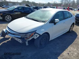 2020 Toyota Corolla LE with VIN JTDEPRAE6LJ080581, listed as a IAAI auction lot 41857698 with 103,901 mi miles. Bid and sale history available at carsss.com. Image 2.