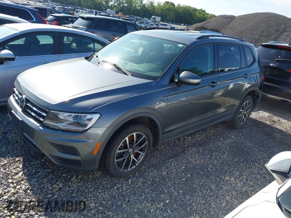 2021 Volkswagen Tiguan S with VIN 3VV1B7AX7MM038431, listed as a IAAI auction lot 42726529 with 82,289 mi miles and . Bid and sale history available at DreamBid. Image 17.