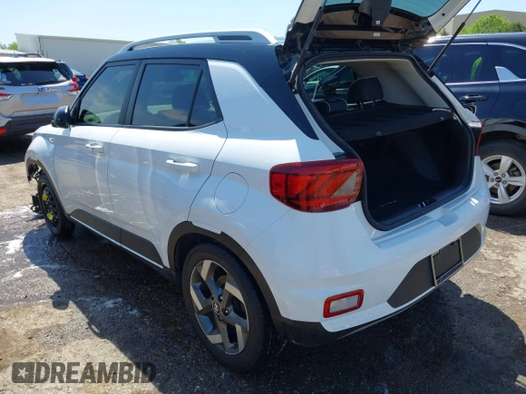 2023 Hyundai Venue Limited with VIN KMHRC8A38PU226579, listed as a IAAI auction lot 42096908 with 16,728 mi miles and . Bid and sale history available at DreamBid. Image 3.