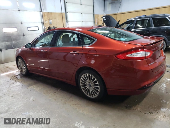 2014 Ford Fusion Titanium Hybrid with VIN 3FA6P0RU6ER219036, listed as a Copart auction lot 57476985 with 189,113 mi miles and Clean title. Bid and sale history available at DreamBid. Image 2.