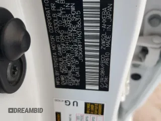2021 Toyota Prius LE with VIN JTDKAMFP1M3186315, listed as a Copart auction lot 61125795 with 283,715 mi miles and Salvage title. Bid and sale history available at DreamBid. Image 12.