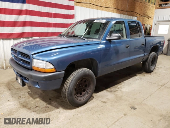 2003 Dodge Dakota Sport with VIN 1D7HG38X33S149289, listed as a Copart auction lot 72442394 with 164,177 mi miles and Clean Title. Bid and sale history available at DreamBid. Image 1.