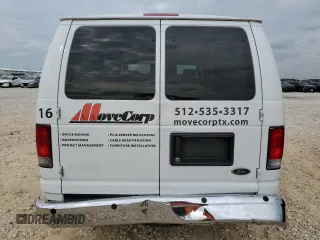 2014 Ford Econoline Passenger XL with VIN 1FBNE3BL4EDA25746, listed as a Copart auction lot 69606994 with 107,842 mi miles and Salvage Title. Bid and sale history available at carsss.com. Image 6.