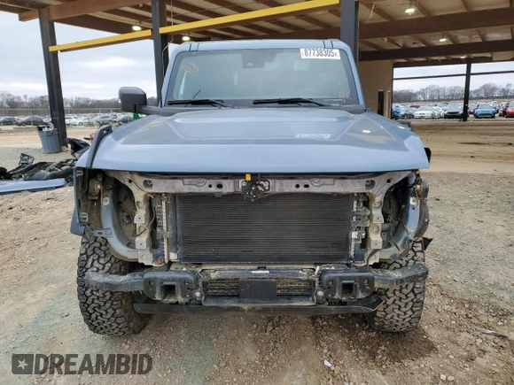 2023 Ford Bronco with VIN 1FMEE5DH6PLC15360, listed as a Copart auction lot 87738305 with 3,389 mi miles and Salvage Title. Bid and sale history available at DreamBid. Image 5.