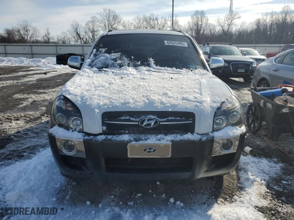 2005 Hyundai Tucson GLS with VIN KM8JN72D75U085199, listed as a Copart auction lot 42625495 with 183,526 mi miles and Salvage Title. Bid and sale history available at carsss.com. Image 5.
