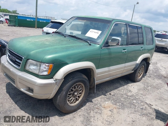 1998 Isuzu Trooper S z VIN JACDJ58X0W7908301, wystawiony jako IAAI lot #42274490 z przebiegiem 267 053 mil mil oraz . Historia ofert i sprzedaży dostępna na DreamBid. Obrazek 2.